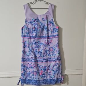 Lilly Pulitzer Lavender Tropical Mini Dress